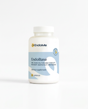 EndoBase antioxidant and nutrient supplement bottle by EndoMe