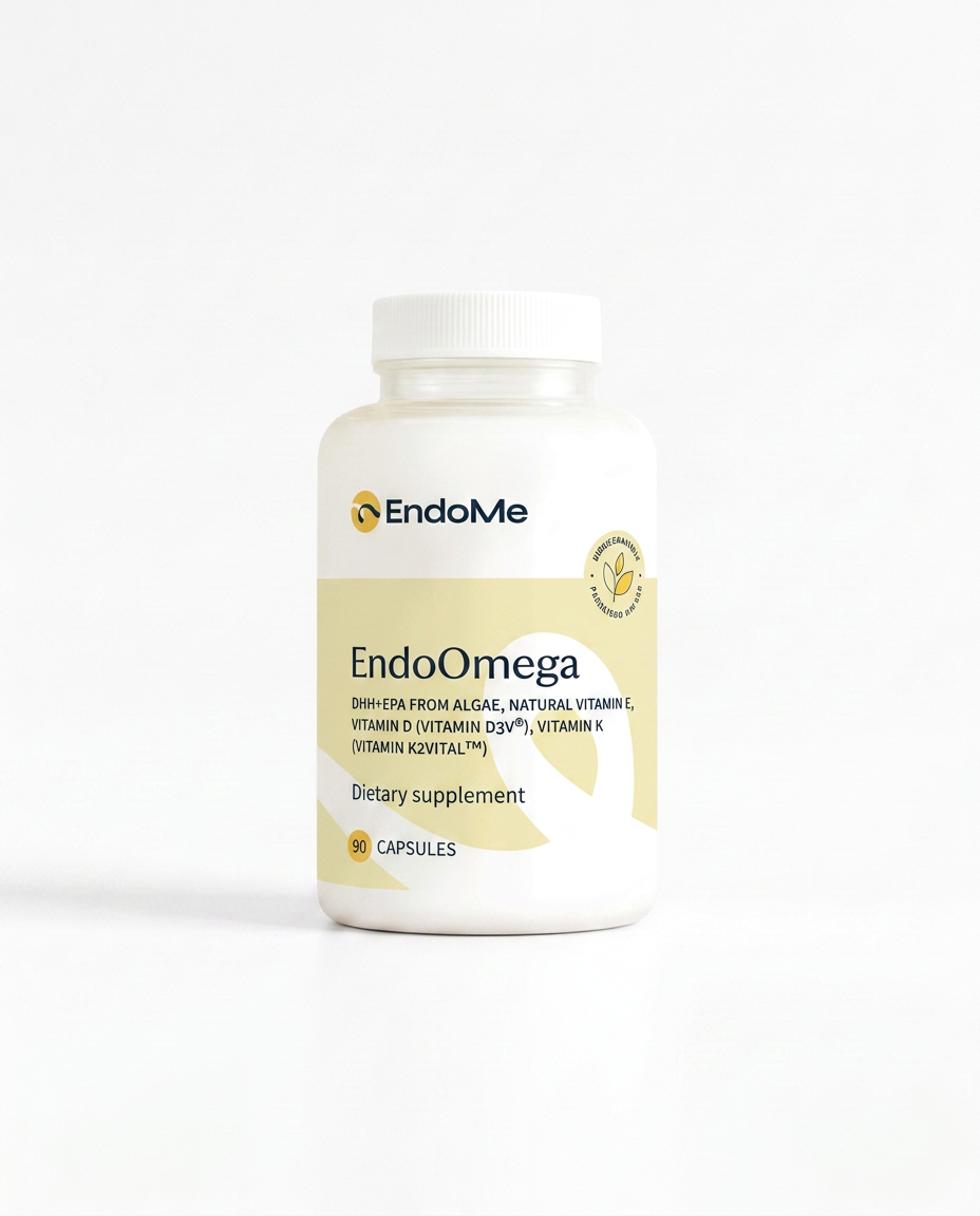 EndoOmega vegan algae omega-3 supplement by EndoMe